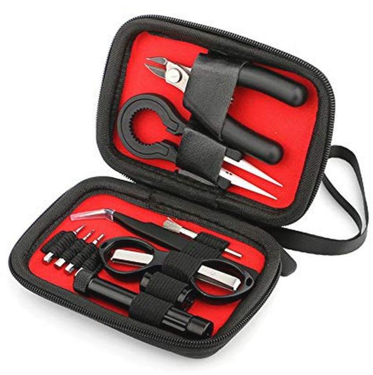 DIY Coil Building Tool Set 10 in 1 - Keramische Pincet, RVS Pincet, Schaar en Meer
