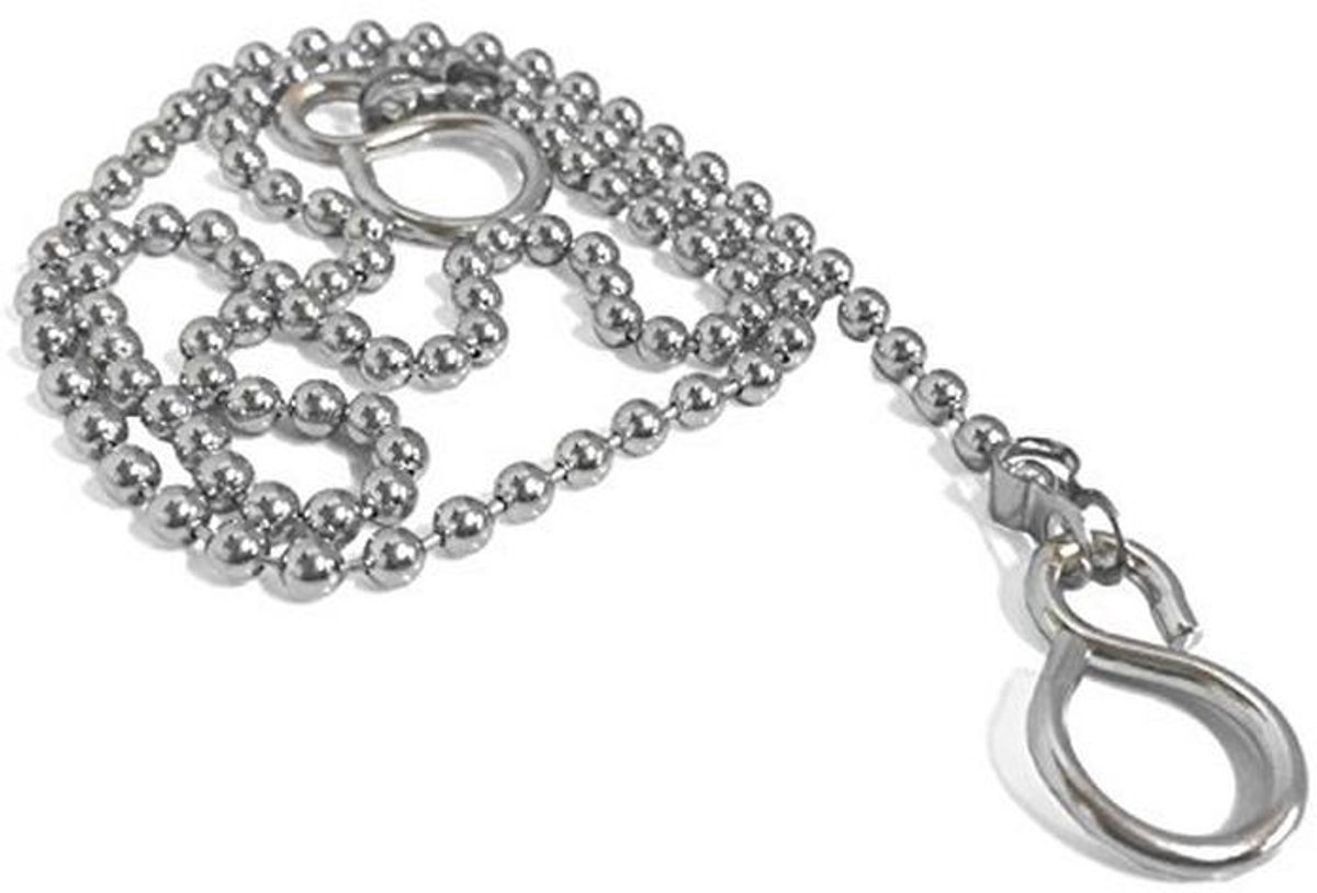 Gootsteen Ketting Bal Chroom 300 mm
