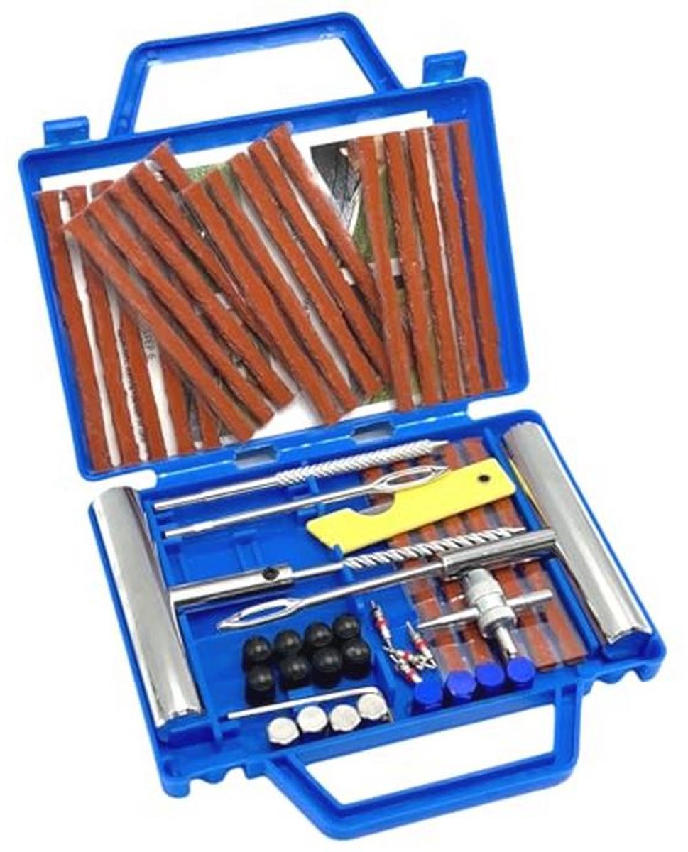 53-delige Bandenreparatieset voor auto, vrachtwagen, motorfiets, RV, tractor en SUV