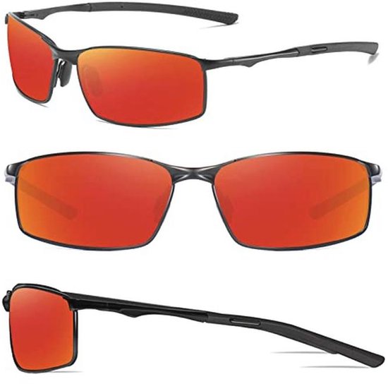 Gepolariseerde Zonnebril voor Heren en Dames - Ultra Lichtgewicht Metalen Frame met UV400 Bescherming — afbeelding 4