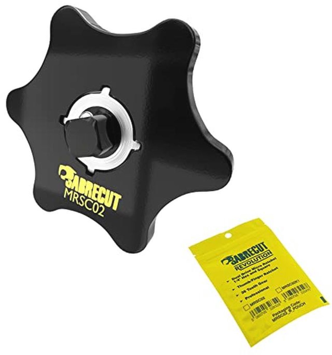 Professionele DualDrive Mini Vingerratel 1/4" met 36 Tanden