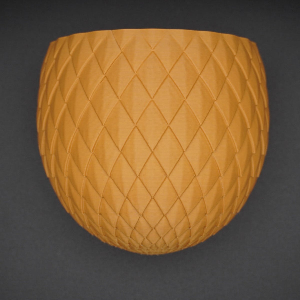 4one6 industries - De Draak Egg Muur Plantenpot - Bloempot - Voor Kamerplanten - Dragon - Ocher