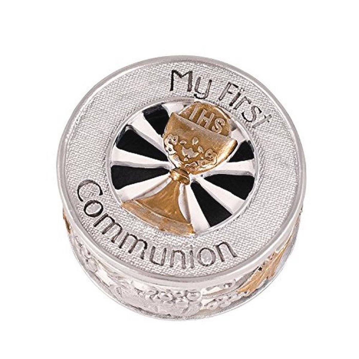 Hars Mijn Eerste Communie Keepsake Box met Gouden en Zilveren Afwerking