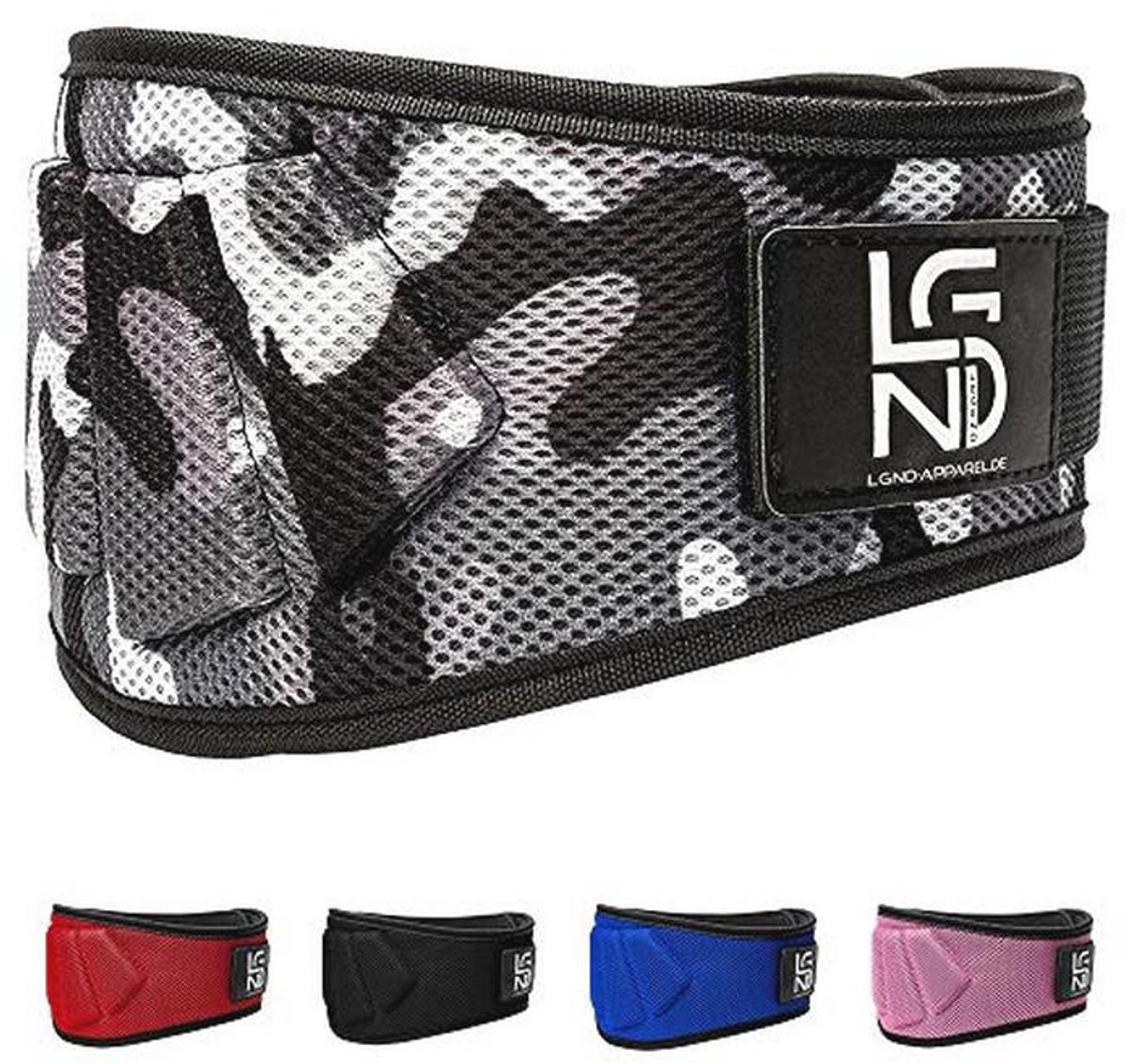 Gewichthebergürtel voor Bodybuilding en Crossfit - Trainingsgürtel voor Dames en Heren (Camouflage, S)