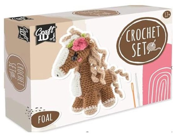 LetCart FoxyCoon Häkel-Set für Anfänger – Komplettset mit 4 Acrylgarnen, Videoanleitung & Zubehör für DIY-Fuchs/Waschbär Stofftiere (20 cm