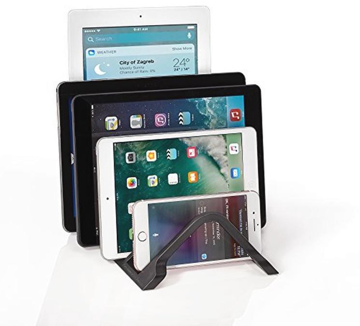 Universele standaard voor 5 tablets en smartphones