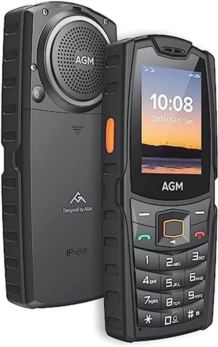Senior 4G mobiele telefoon met 109 dB luidspreker, waterdicht en onbreekbaar, ideaal voor ouderen