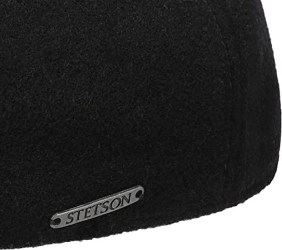 Stetson Texas Wool Gatsby Cap Men - Flaps Flat Hat Duckbill with Flap Lining for Fall/Winter — afbeelding 5