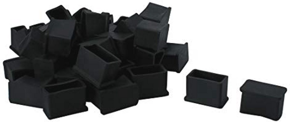 30 Stuks Stoelpoten Beschermdoppen voor Meubels - Universele Stootdoppen 0,2"x1" en 0,59"x1,18"