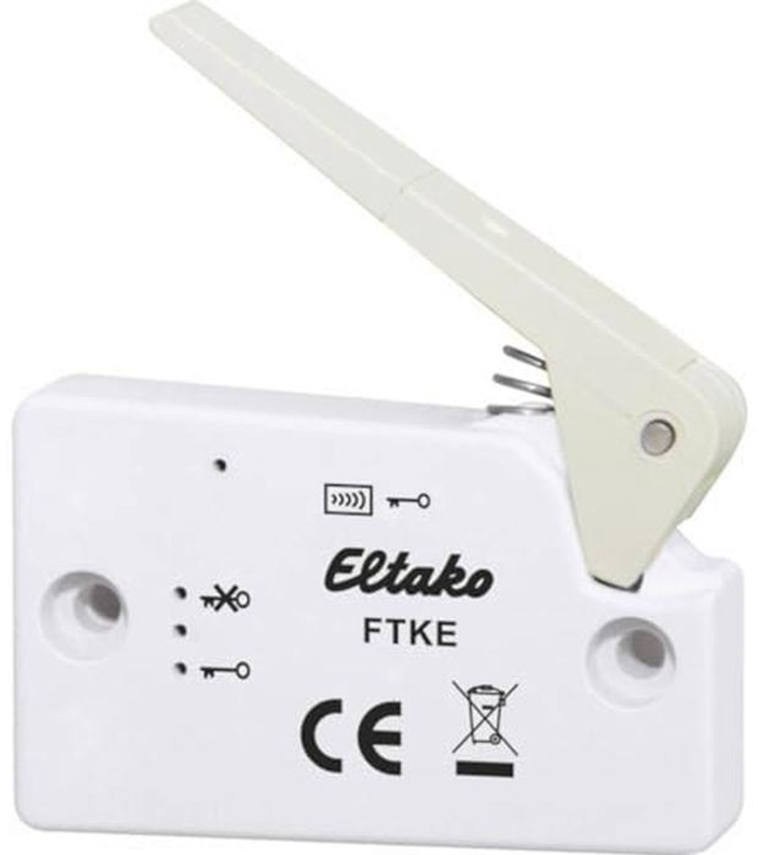Draadloze sensor voor raam en deur met energiegenerator - zuiver wit
