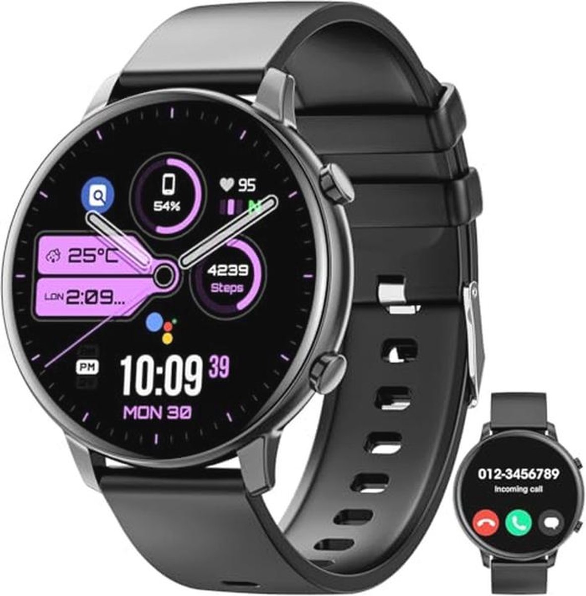 Hwagol Smart Watch (beantwoorden/bellen), 3,5 cm fitnesstracker, smartwatch hartslag/slaapmonitor/stappenteller/calorieën, 140+ sportmodi, waterdicht dameshorloge voor Android iOS