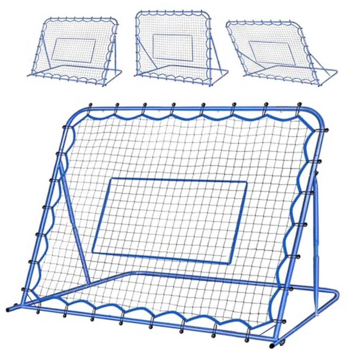 Rebounder net voor voetbaltraining - Verbeter controle en passing met eenvoudig te installeren oefenhulpmiddel