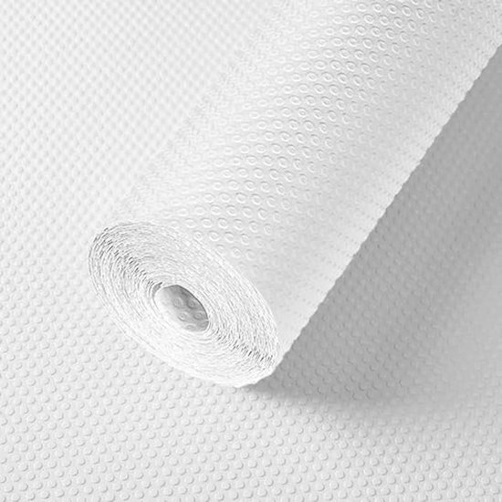 Plankvoeringen voor keukenkasten 30,5 cm x 20 m, niet-klevende kastvoering sterke antislip verdikte goudkleurige geometrische ladevoering gemakkelijk schoon te maken voor plankkast koelkast met mes en