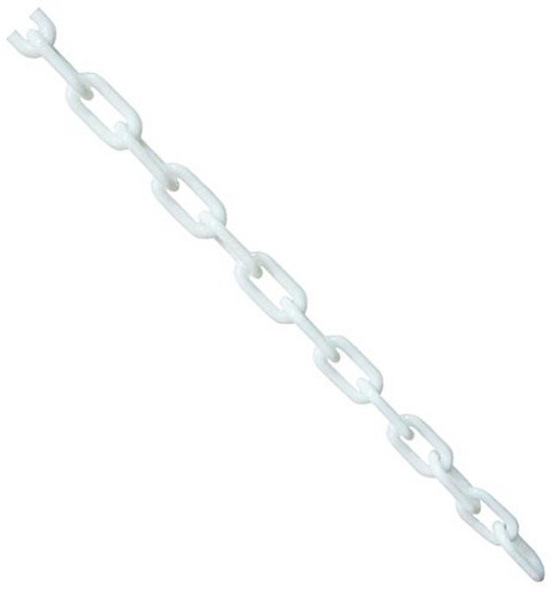 Decoratieve kunststof barriereketting 25m x 6mm voor buiten en binnen gebruik