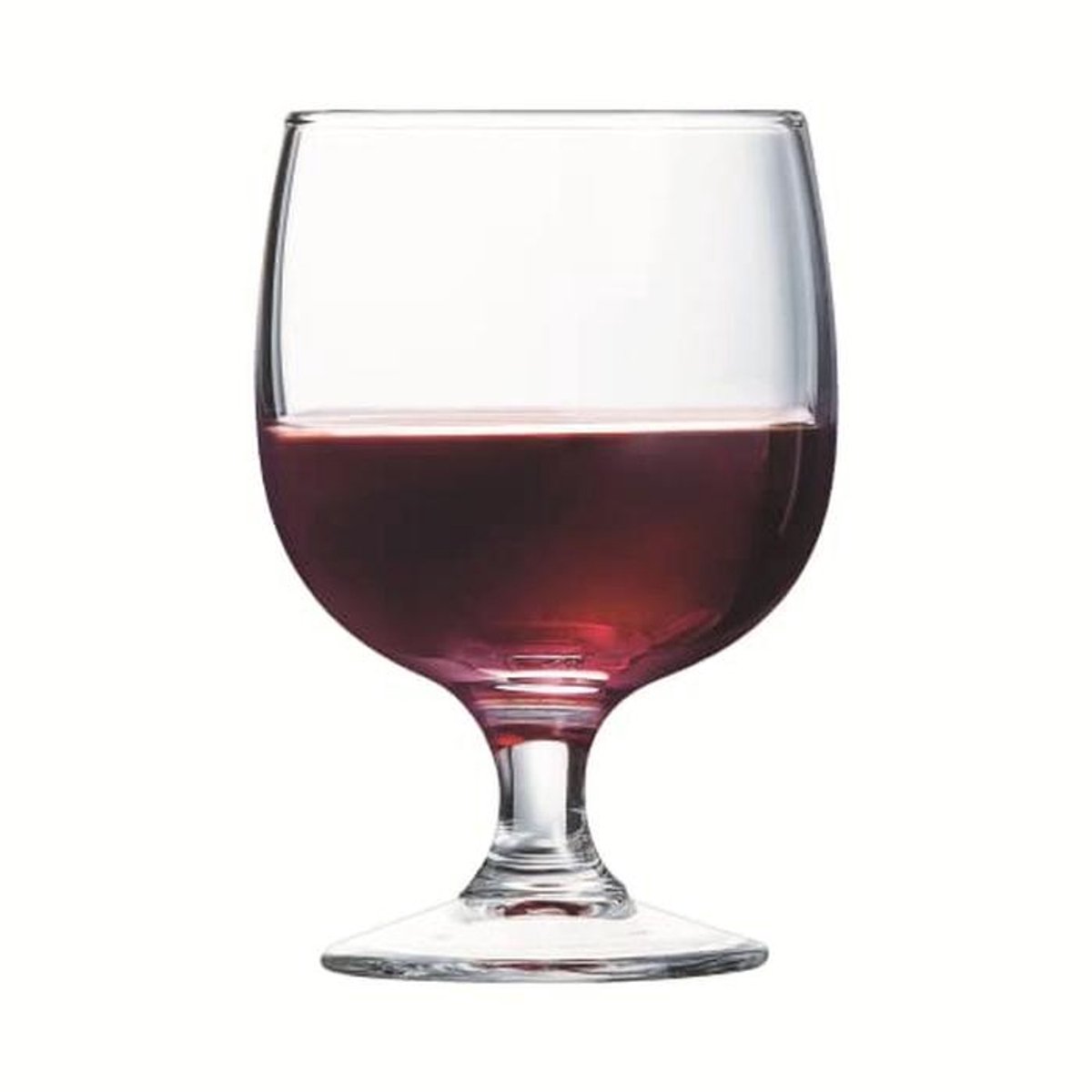 Amélia Collection - 6 glazen op voet 25cl in gehard glas - Resistent en stapelbaar
