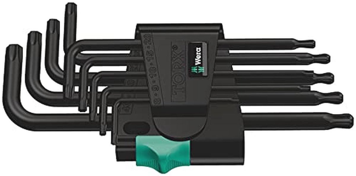 TORX Hoeksleutelset 9-delig - Zwart, Geschikt voor Diverse Toepassingen