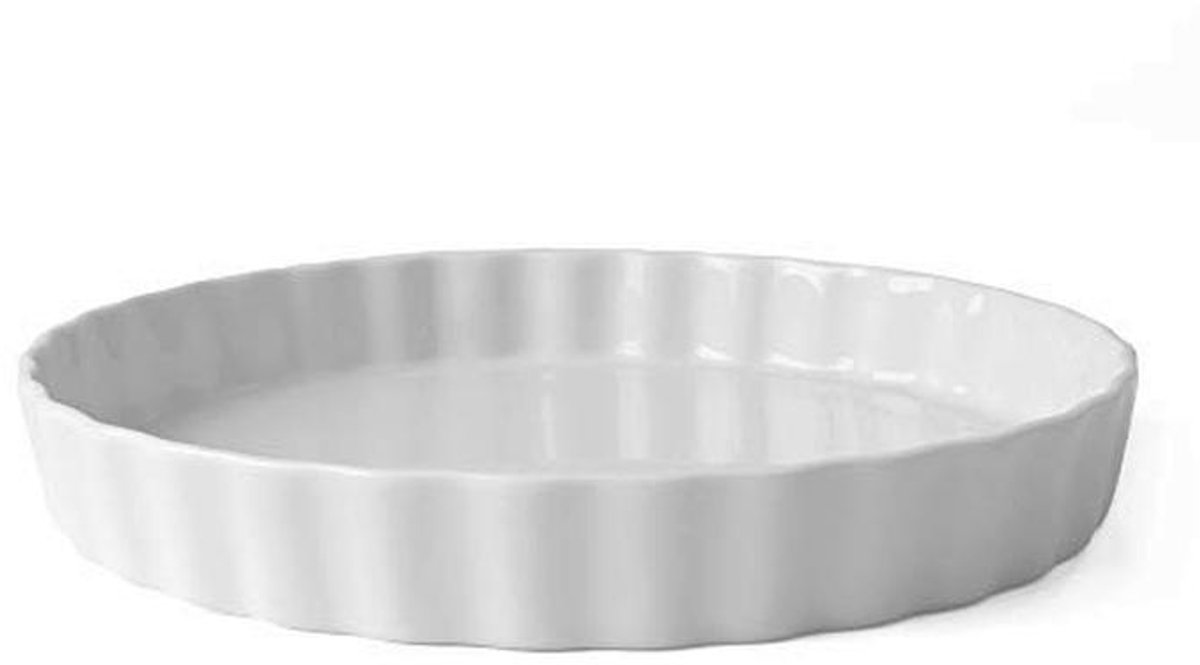 Ronde Quiche- en Taartvorm 28 cm - Vuurvast Porselein