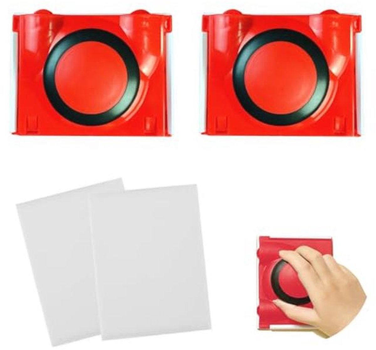 Multifunctioneel verfkantgereedschap set - 2 stuks met vervangende pads