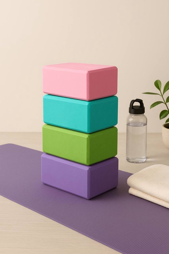 Yoga Blok van Kurk - Schuim Blok - Thuis Fitness Oefening Accessoire - Duurzaam Yoga Blok voor Aerobics - Snelheidstraining - Uithoudingsvermogen - Fitness (Licht) — afbeelding 5