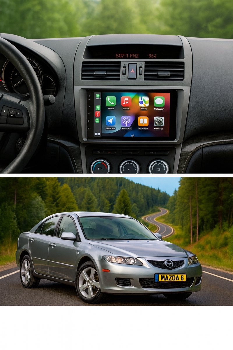 ADIVOX 9 inch T1 geschikt voor Mazda 6 2007-2013 CarPlay/Auto/Wifi/DSP/NAV/DAB+