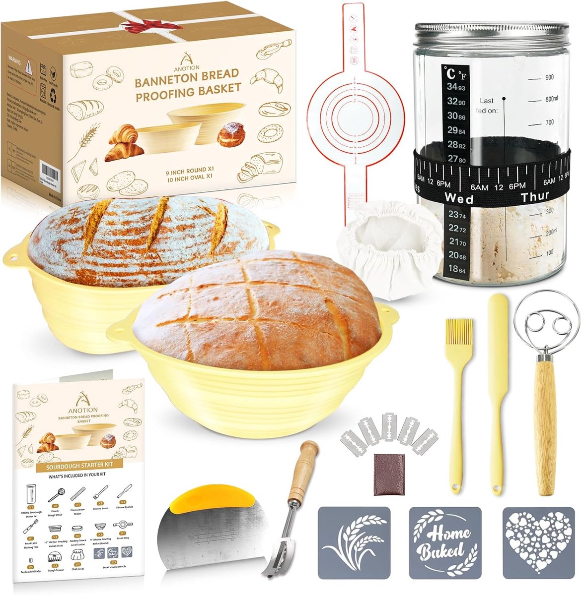 Zuurdesem Starter Kit - Zelf Brood Bakken - Bakken met Zuurdesem