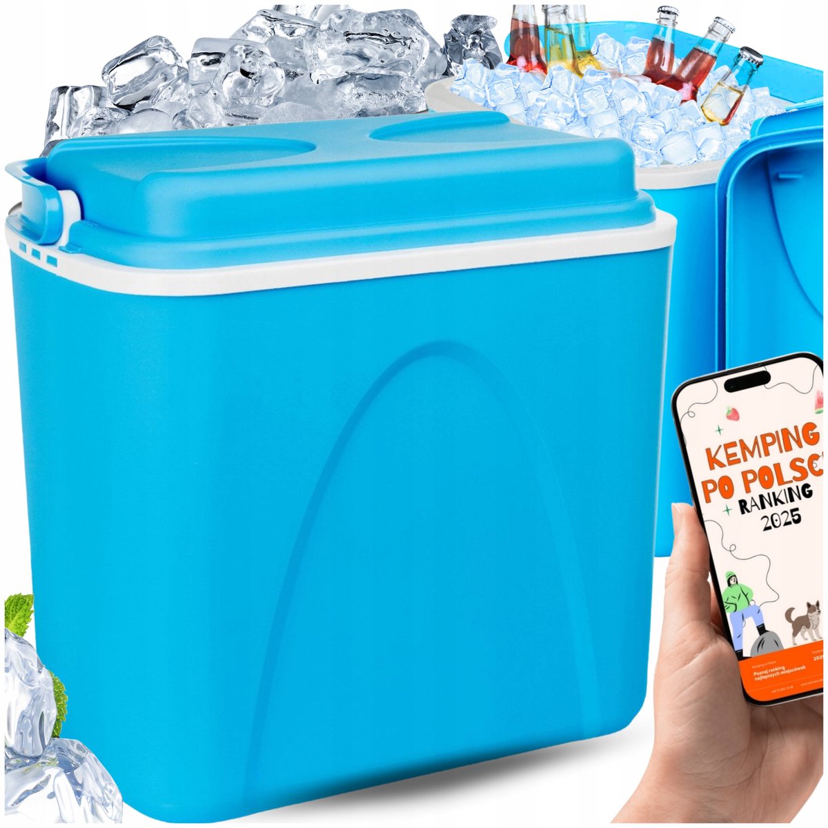 Kamai Koelbox 24L - Ideale Campingkoelbox op Koelelementen