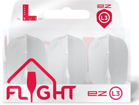 L-Style EZ L3 White - Dart Flights van Merkloos — afbeelding 2