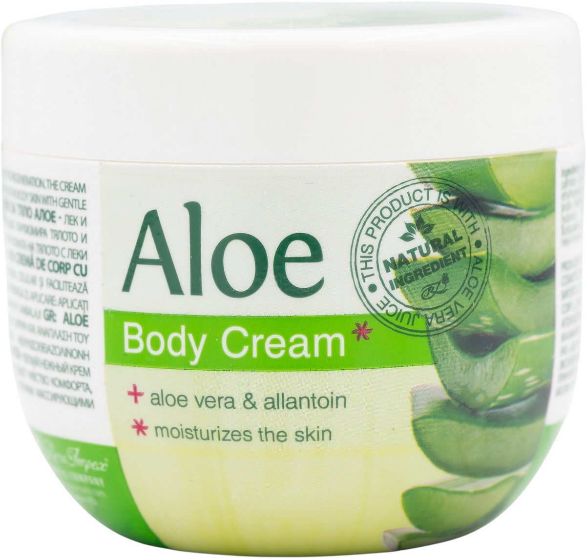 Regal Aloe Body Cream – Hydraterende Lichaamscrème met Natuurlijke Aloë Vera & Allantoïne – Voor Droge & Gevoelige Huid – 250ml