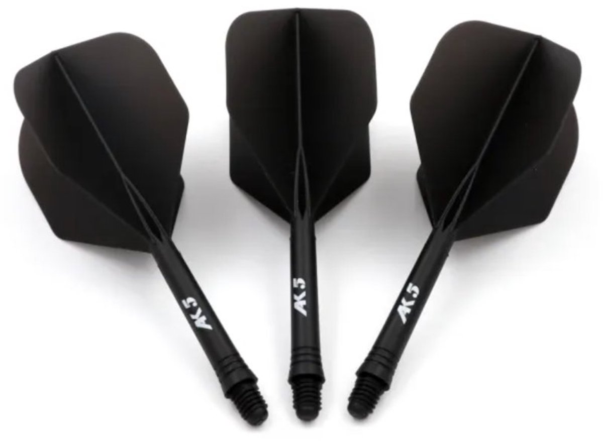 Cuesoul - Tero Flight System AK5 Rost Standaard - Black - Dart Flights