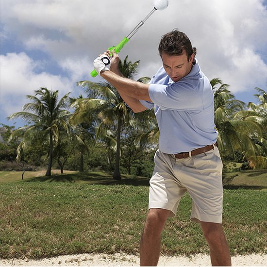 Unyqoos® Draagbare en intrekbare golfswingtrainer voor verbeterde swingtechniek van unyqoos — afbeelding 2