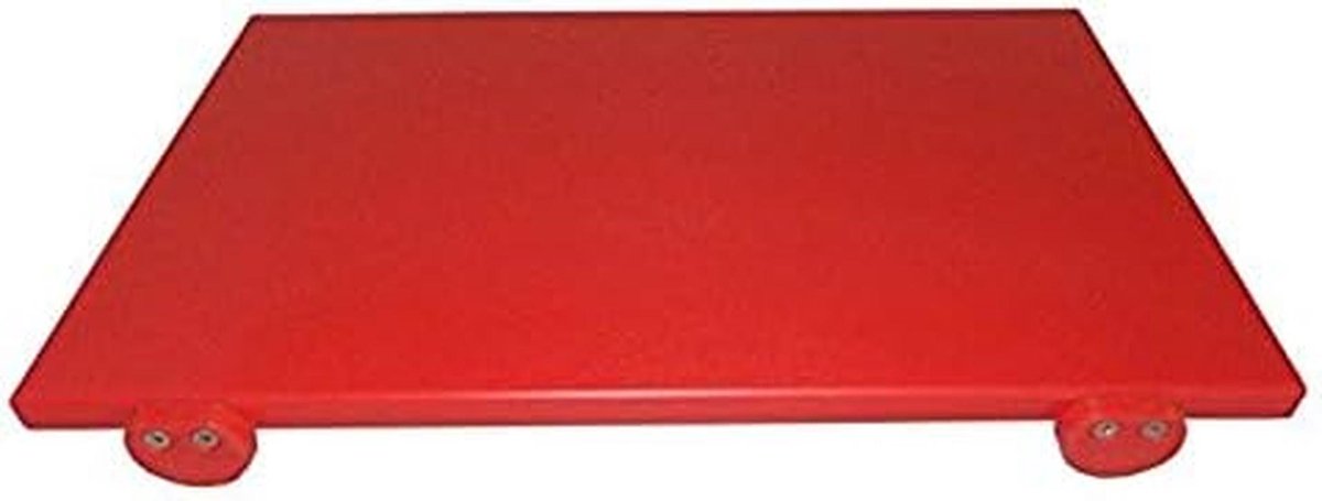Rode Polyethyleen Snijplank 40x30x2 cm - Hygiënisch en Vaatwasserbestendig