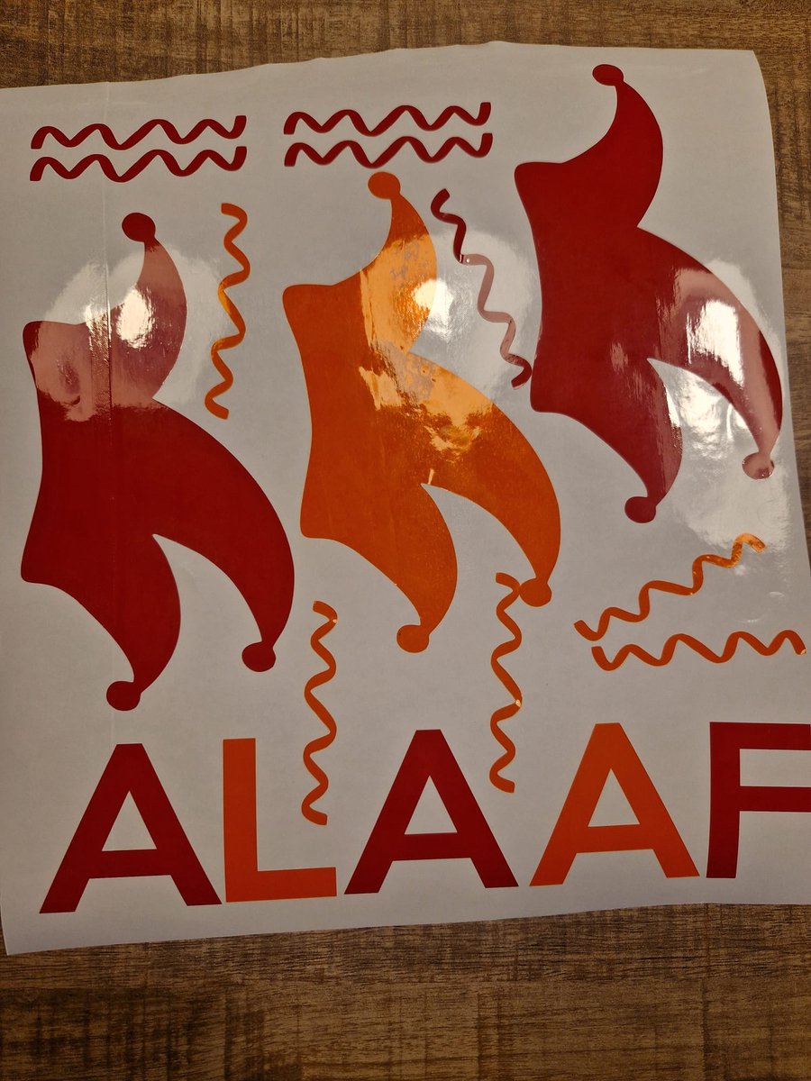Herbruikbare statische raamsticker ALAAF