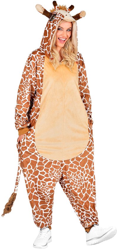 DEGUISE TOI - Opblaasbaar giraffe kostuum voor volwassenen