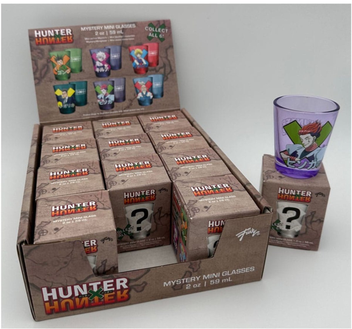 Hunter x Hunter Shot Glasses Blind Box (12) 59 ml