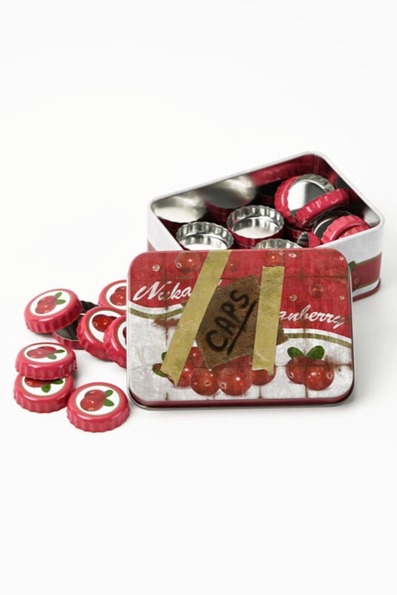 DEVplus Fallout Bottle Caps Series Collectible Tin Nuka Cranberry 10 cm Kitchen- and Tableware