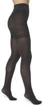 Bonnie Doon Curvy Line Dames Panty 40 Denier maat 56/58 5XL Donker Grijs - Plus Size Panty - Lycra Xceptionelle - Maatje meer Panty - Zeer Chique en Comfortabel - Hoge Rekbaarheid - Grote maten - Extra Comfort - Donkergrijs - Dark Grey - BP051982.201