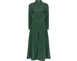 Lange PVC Lakleren Trenchcoat Jas voor Dames en Heren - Strakke Party Kostuum