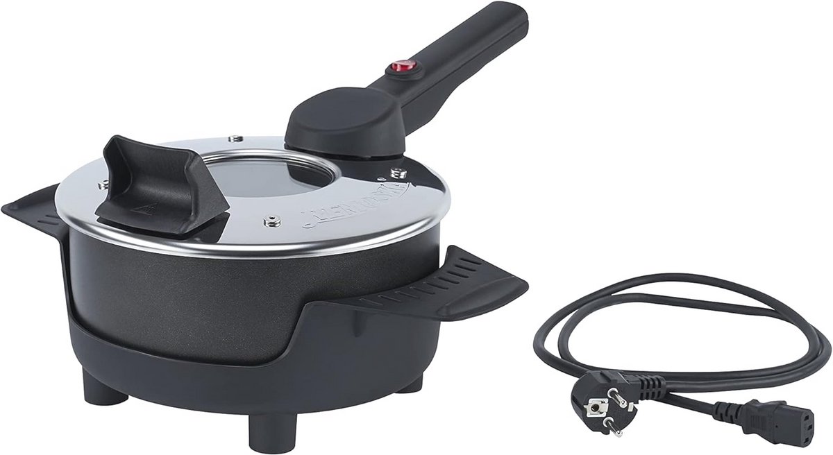 Multifunctionele Pan met Glazen Deksel en Antiaanbaklaag 2L 400W