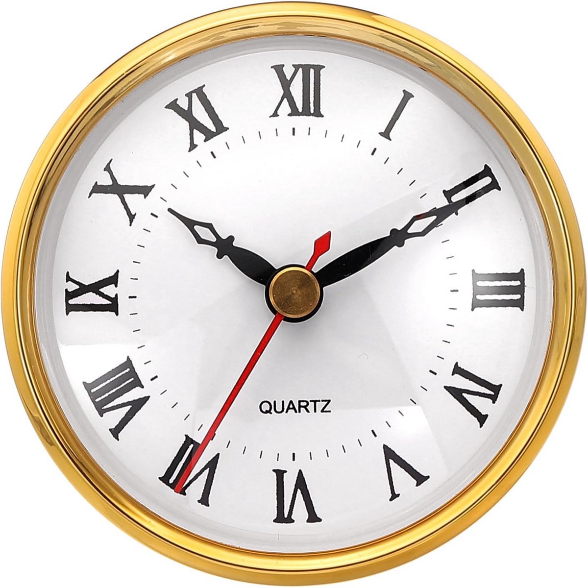 Ronde Klok Inzetstuk met Romeinse Cijfers voor Vervanging - 80mm Diameter