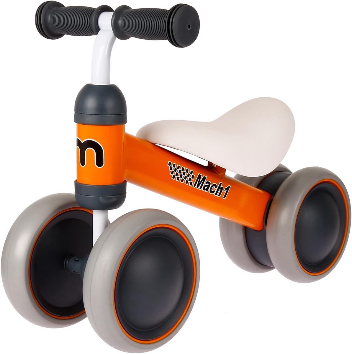 Mini loopfiets voor kinderen van 1-3 jaar met zachte stille wielen, ideaal voor eerste avonturen