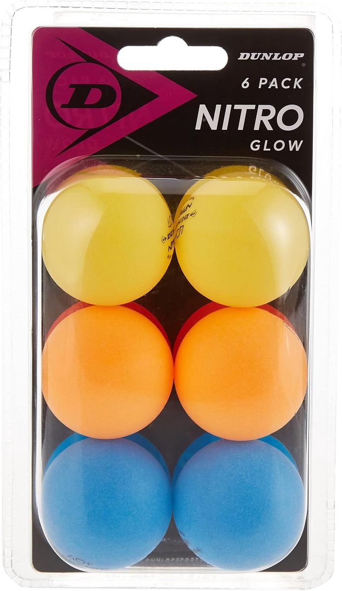 Tafeltennisballen Set van 6 - Geel, Oranje en Blauw - Leuk & Kleurrijk Speelplezier