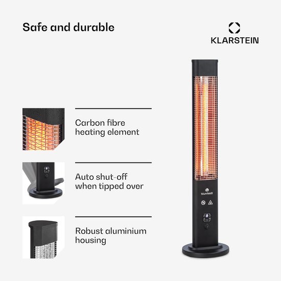 Mediashop Livington Instant Heater – Infrarotheizung für schnelle Wärme ohne Energieverlust – Heizstrahler mit Timer & Fernbedienung – auch als Terrassenheizstrahler im Außenbereich Mediashop Livington Instant Heater – Infrarotheizung für schnelle Wärme ohne Energieverlust – Heizstrahler mit Timer & Fernbedienung – auch als Terrassenheizstrahler im Außenbereich