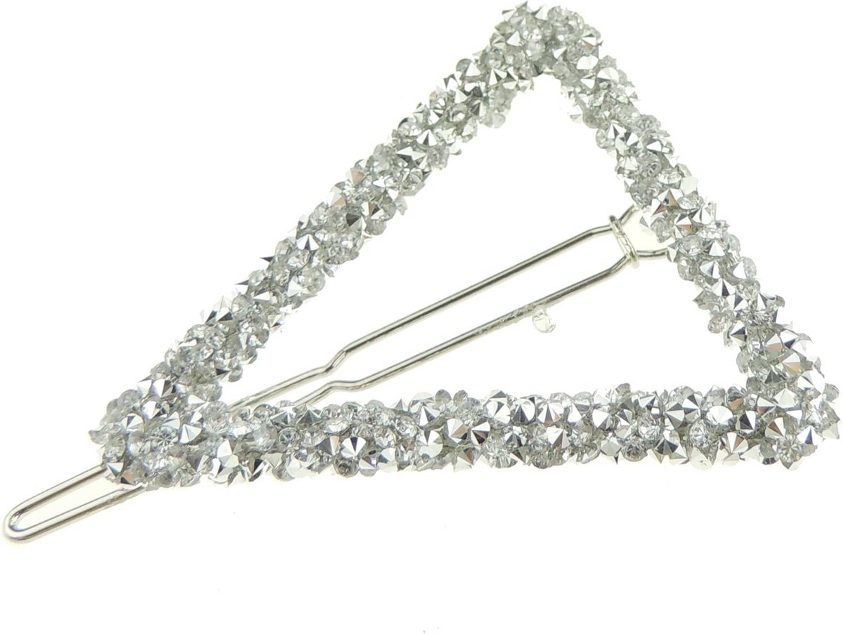 Chique Haarclip met Diamant en Kristallen Decoratie
