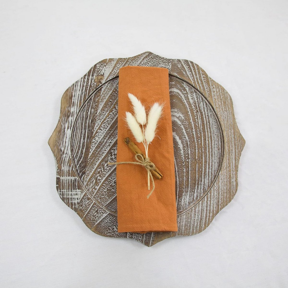 Rustieke Linnen Servetten Stonewash - Terracotta - Voor Bruiloft, Feest en Diner