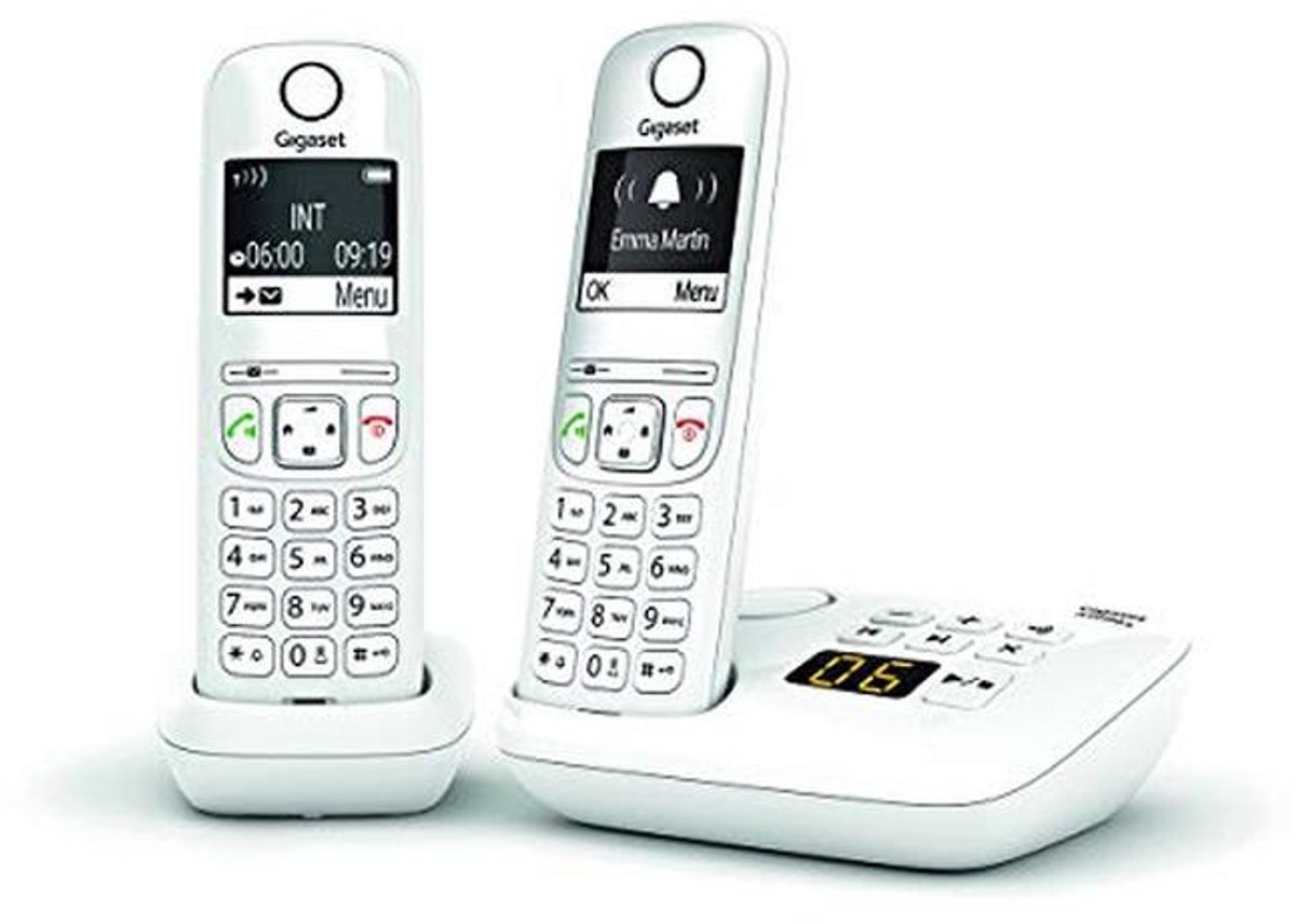 Draadloze DECT Telefoon met Antwoordapparaat en Ergonomisch Ontwerp