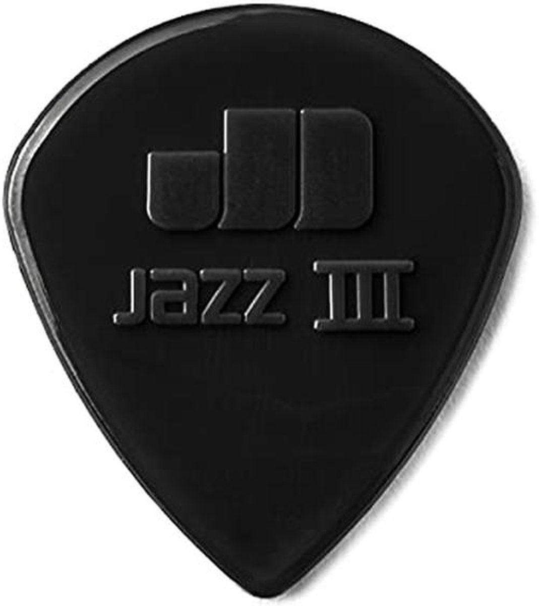 Zwarte Gitaarplectrum Stiffo 6-Pack - 1.38mm Jazz III