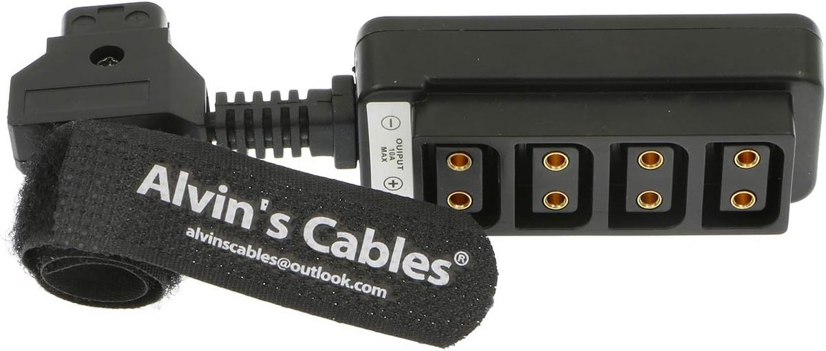 Ultrashort D-Tap Splitter Power Kabel 4 Poort