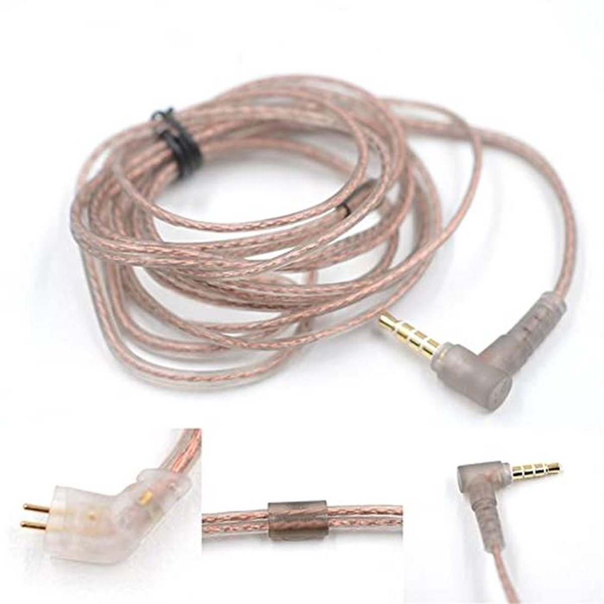 OFC Stereo Earphone Replacement Cable for In-Ear Monitors
