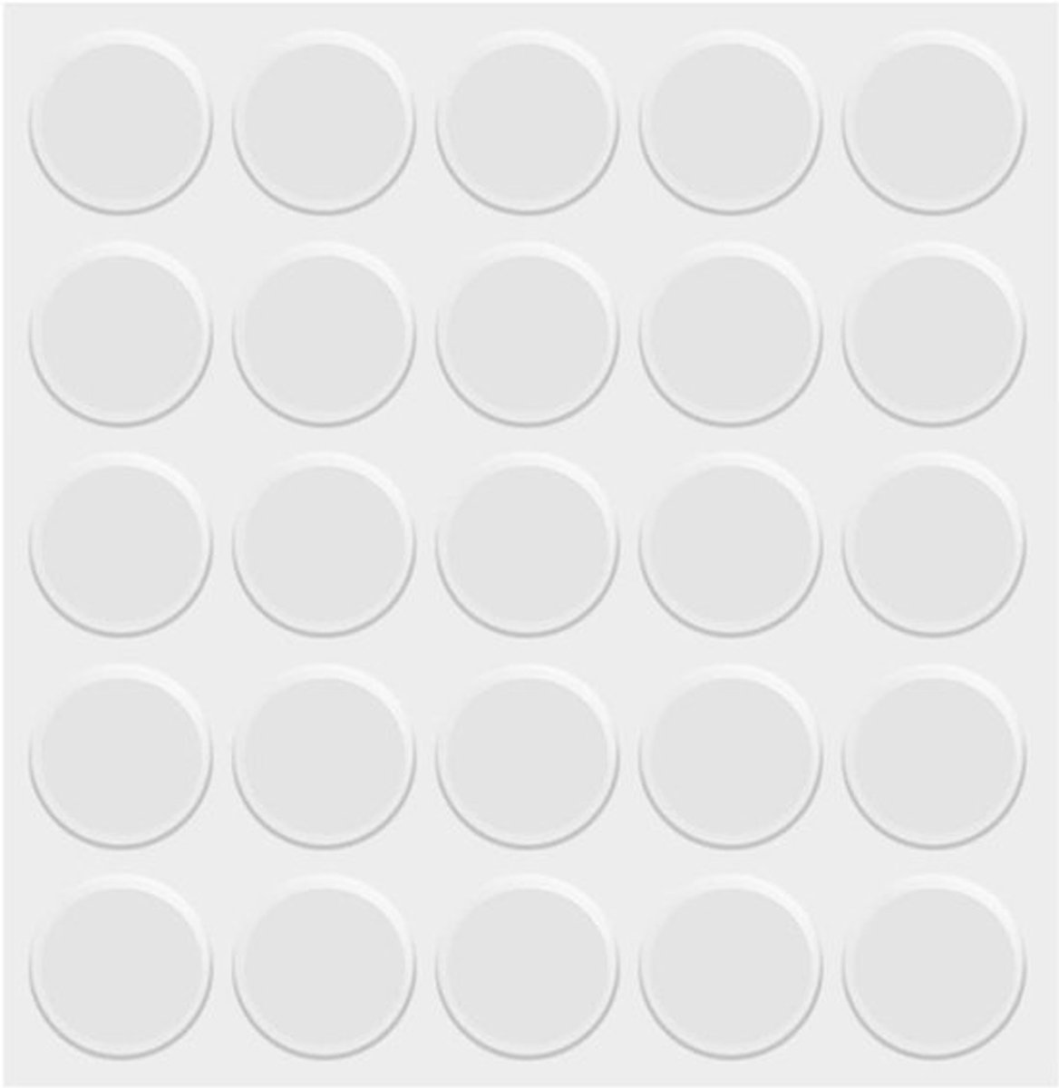 25 stuks Elastische Buffer Transparante Silicone Meubelbeschermers Geluidsdemping - Glazen Blad Laden Kasten Deuren.