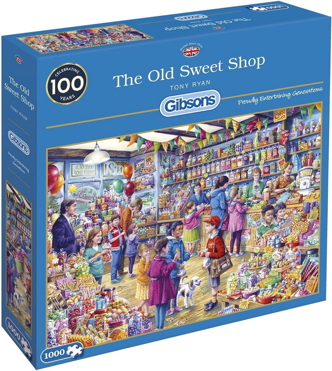 Klassieke Puzzel van 1000 Stukjes - The Old Sweet Shop